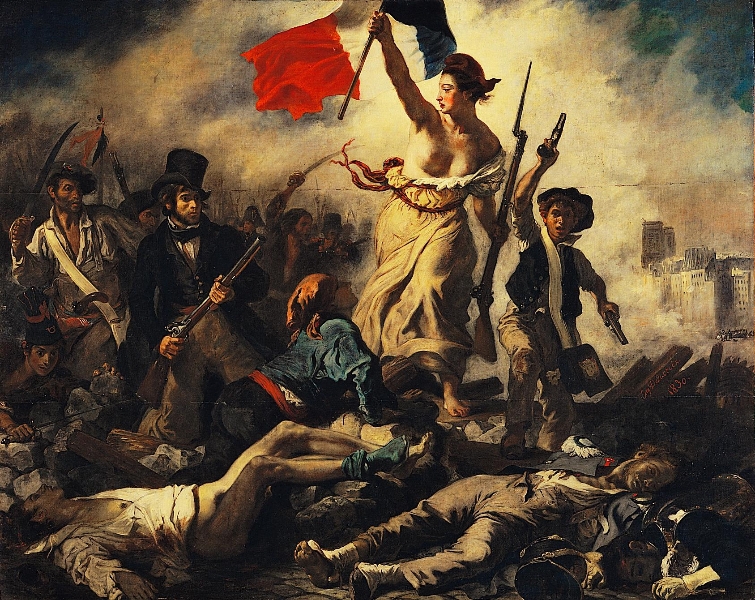 Delacroix’s Liberty Guiding the People
