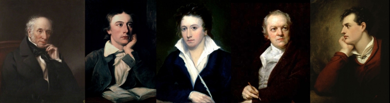 Wordsworth, Keats, Shelley, Blake, Byron
